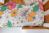 Eden floral bassinet sheet/change table cover