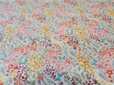 Floral flannel cot sheet