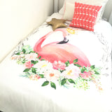 Flamingo single quilt