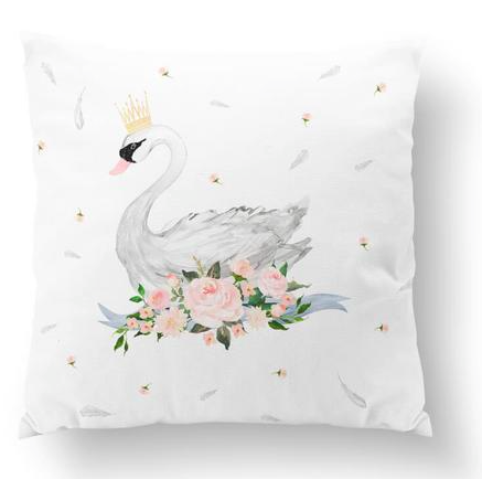 Swan european cushion cover
