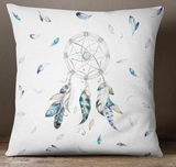 Blue and grey dreamcatcher european cushion cover