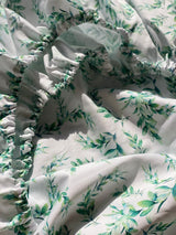 Green leaves bassinet sheet/ change table cover