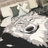 Wolf king quilt cover