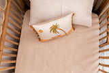 White linen toddler pillowcase