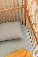 Duck egg blue toddler pillowcase
