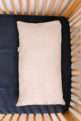Bone 100% linen toddler pillowcase
