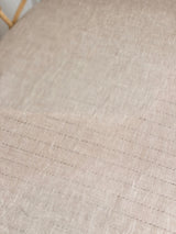 Natural stripe linen bassinet sheet/change table cover
